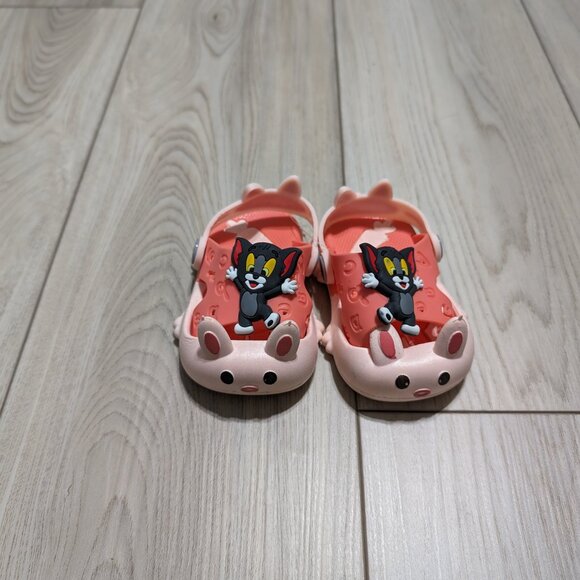 Cute TOM Slingback Clog Slip-on Shoes for Boys & Girls Size 12M-2Y  Green/Pink - Picture 13 of 15